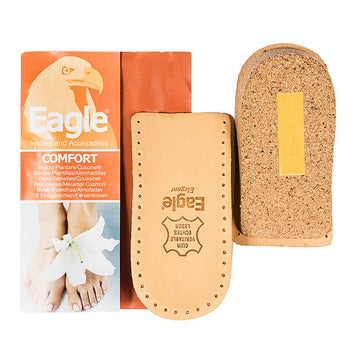 Alzatacco Rigido in Pelle Altezza 2,5cm per Scarpe Uomo-Donna